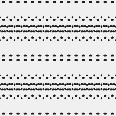 Minimal ornamental background with abstract shapes. Black and white texture. Simple abstract background.のイラスト素材