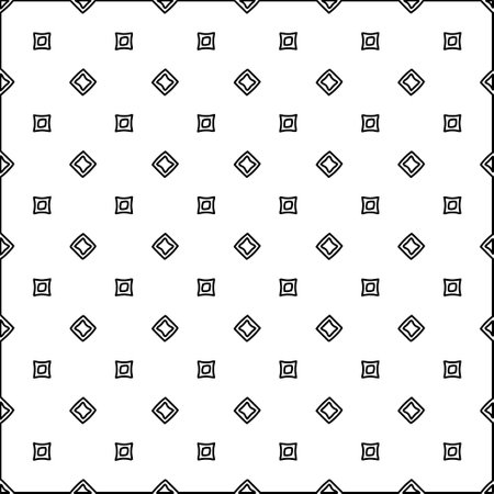 Stylish texture with figures from lines. diagonal pattern. Repeat decorative design.Abstract texture for textile, fabric, wallpaper, wrapping paper.Black and white geometric wallpaper.のイラスト素材