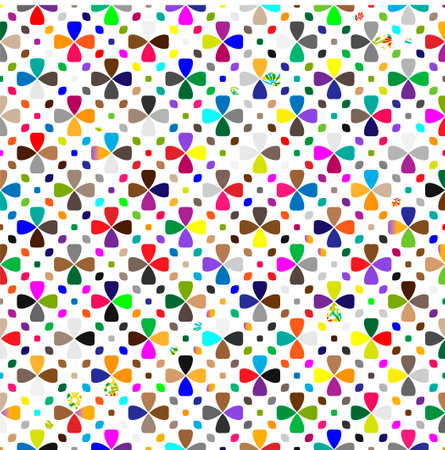 Background with colorful pattern. abstract background. Perfect for fashion, textile design, cute themed fabric, on wall paper, wrapping paper and home decor.のイラスト素材