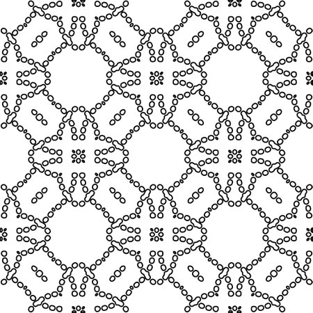 Stylish texture with figures from lines. Abstract geometric black and white pattern for web page,...