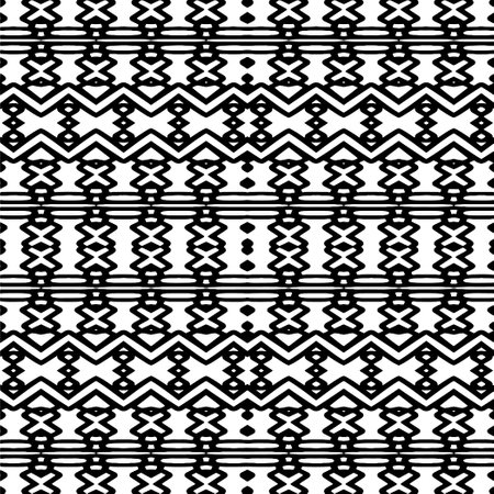 Seamless repeat pattern. Black and white pattern for web page, textures, card, poster, fabric,...