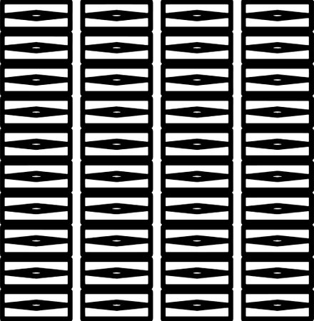 Simple repeating monochrome pattern. Abstract texture for fabric print, card, table cloth, furniture, banner, cover, invitation, decoration, wrapping.seamless repeating pattern. Black and white color.のイラスト素材
