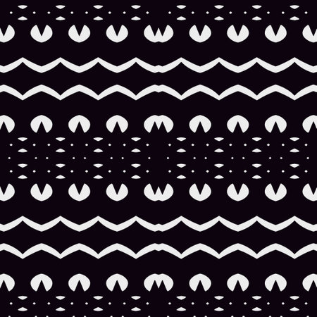 Simple repeating monochrome pattern. Abstract texture for fabric print, card, table cloth,...