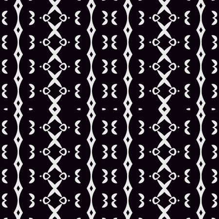 Simple repeating monochrome pattern. Abstract texture for fabric print, card, table cloth,...