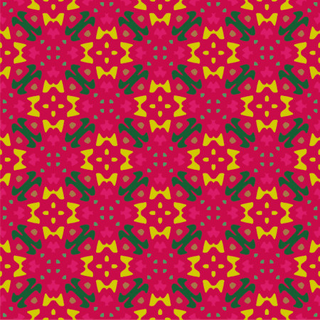 Vintage background with repeat patterns. Perfect for fashion, textile design, cute themed fabric, on...