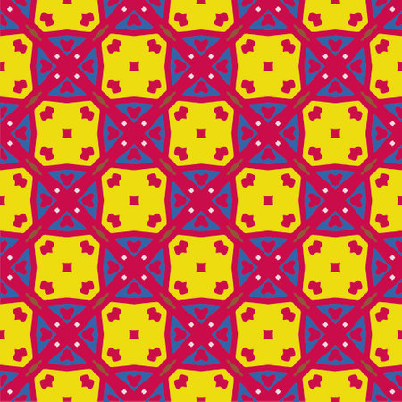 Vintage background with repeat patterns. Perfect for fashion, textile design, cute themed fabric, on...
