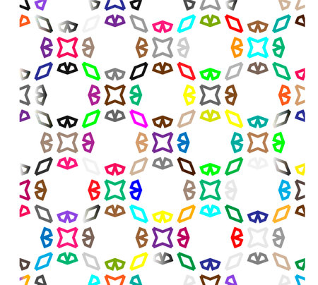 Abstract ethnic rug ornamental pattern.Perfect for fashion, textile design, cute themed fabric, on wall paper, wrapping paper and home decorのイラスト素材