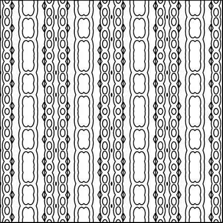 Abstract background with figures from lines. simple line pattern. Black and white pattern for web page, textures, card, poster, fabric, textile. Monochrome graphic repeating design.のイラスト素材