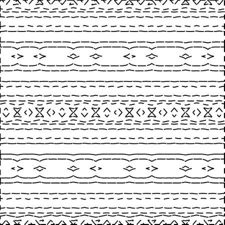 Dash lines. simple line pattern. Black and white pattern. Minimalistic background for web page, textures, card, poster, fabric, textile.のイラスト素材