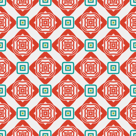Abstract simple illustration seamless repeat pattern. Abstract background, Perfect for fashion, textile design, on wall paper, wrapping paper, fabrics and home decor. background pattern.のイラスト素材