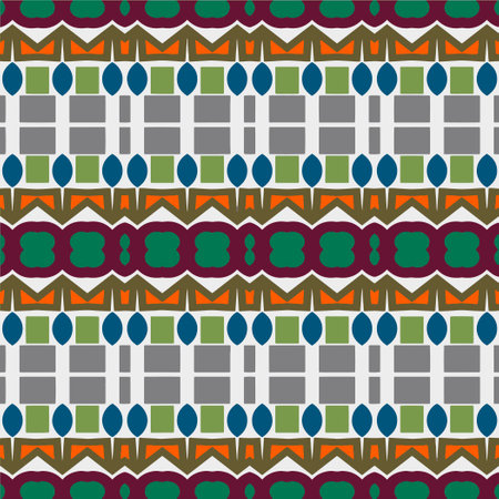 Abstract simple illustration seamless repeat pattern. Abstract background, Perfect for fashion, textile design, on wall paper, wrapping paper, fabrics and home decor. background pattern.のイラスト素材