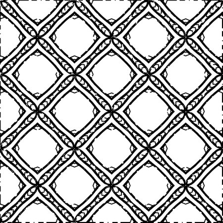 Dash lines. grunge texture. Black and white pattern. Abstract background for web page, textures, card, poster, fabric, textile.のイラスト素材