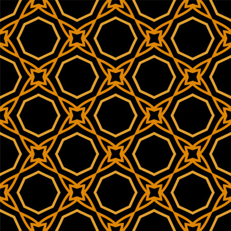 Geometric ornament in ethnic style.Seamless pattern with abstract shapes.Repeat design for fashion,...