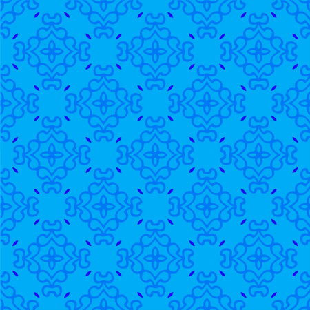 Geometric ornament in ethnic style.Seamless pattern with abstract shapes.Repeat design for fashion, textile design, on wall paper, wrapping paper, fabrics and home decor.のイラスト素材