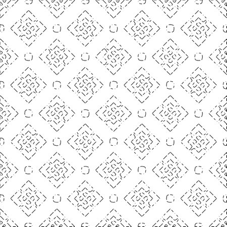 Dash lines. grunge texture. Black and white pattern. Abstract background for web page, textures, card, poster, fabric, textileのイラスト素材