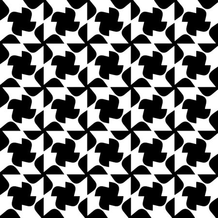 White background with black pattern. Seamless texture for fashion, textile design, on wall paper, wrapping paper, fabrics and home decor. simple repeat pattern.のイラスト素材
