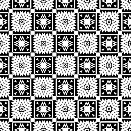 White background with black pattern. Seamless texture for fashion, textile design, on wall paper, wrapping paper, fabrics and home decor. simple repeat pattern.のイラスト素材