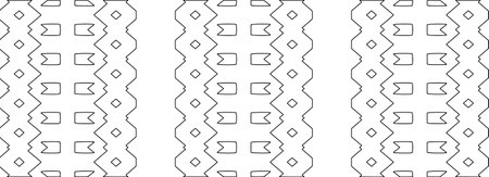 Vector pattern with symmetrical elements . Modern stylish abstract texture. Repeating geometric...