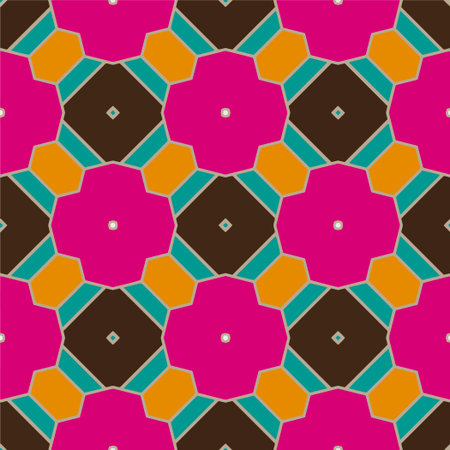 Repetitive abstract patterns. Seamless pattern for fashion, textile design, on wall paper, fabric patterns, wrapping paper, fabrics and home decor. abstract background.のイラスト素材