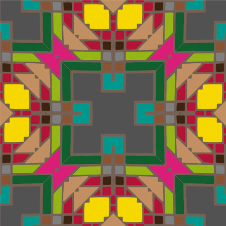 Repetitive abstract patterns. Seamless pattern for fashion, textile design, on wall paper, fabric patterns, wrapping paper, fabrics and home decor. abstract background.のイラスト素材