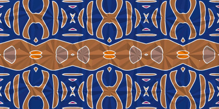 Repetitive abstract patterns. Seamless pattern for fashion, textile design, on wall paper, fabric patterns, wrapping paper, fabrics and home decor. abstract background.のイラスト素材