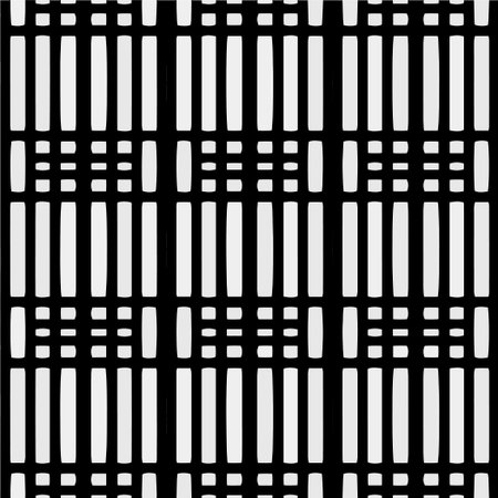 White background with black pattern. Seamless texture for fashion, textile design, on wall paper, wrapping paper, fabrics and home decor. simple repeat pattern.のイラスト素材