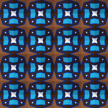 Repetitive abstract patterns. Seamless pattern for fashion, textile design, on wall paper, fabric patterns, wrapping paper, fabrics and home decor. abstract background.のイラスト素材