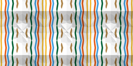 Vector seamless mosaic art pattern. Repeat pattern for fashion, textile design, on wall paper, fabric patterns, wrapping paper, fabrics and home decor. art background.のイラスト素材
