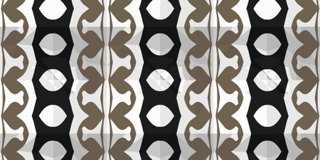 Vector seamless mosaic art pattern. Repeat pattern for fashion, textile design, on wall paper,...