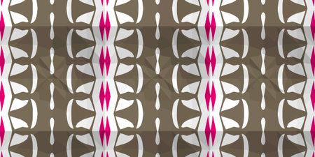 Vector seamless mosaic art pattern. Repeat pattern for fashion, textile design, on wall paper,...