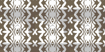 Vector seamless mosaic art pattern. Repeat pattern for fashion, textile design, on wall paper,...