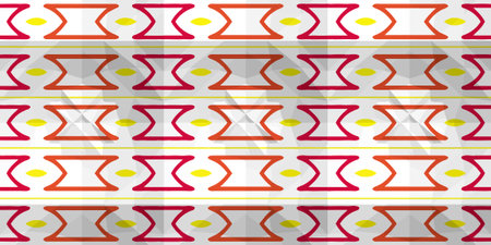 Vector seamless mosaic art pattern. Repeat pattern for fashion, textile design, on wall paper,...