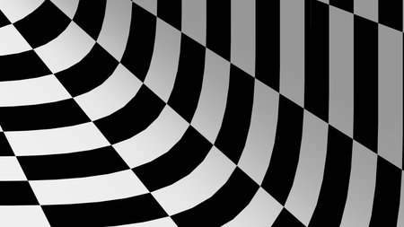 Wallpaper with black and white shapes. Abstract background for wallpapers and designs.Background in 4k format 3840 x 2160.のイラスト素材