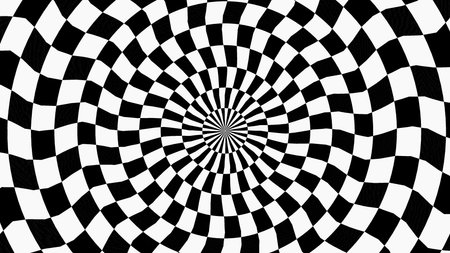 Wallpaper with black and white shapes. Abstract background for wallpapers and designs.Background in 4k format 3840 x 2160.のイラスト素材