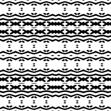 White background with black pattern. Seamless texture for fashion, textile design, on wall paper,...