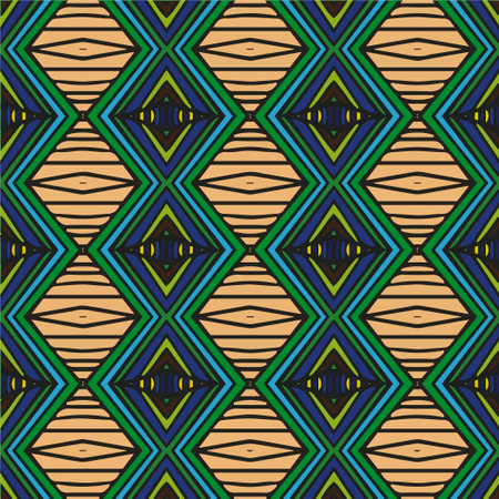 Repetitive abstract patterns. Seamless pattern for fashion, textile design, on wall paper, fabric patterns, wrapping paper, fabrics and home decor. abstract background.のイラスト素材