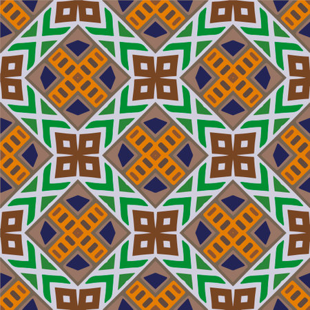 Abstract simple illustration seamless repeat pattern. Abstract background, Perfect for fashion, textile design, on wall paper, wrapping paper, fabrics and home decor. Repeating design.のイラスト素材