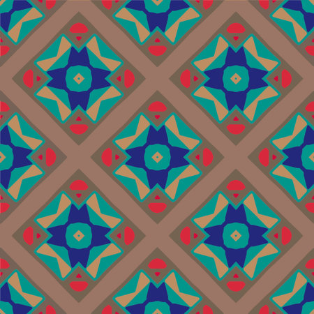 Abstract simple illustration seamless repeat pattern. Abstract background, Perfect for fashion, textile design, on wall paper, wrapping paper, fabrics and home decor. Repeating design.のイラスト素材