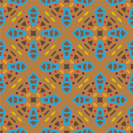 Abstract simple illustration seamless repeat pattern. Abstract background, Perfect for fashion, textile design, on wall paper, wrapping paper, fabrics and home decor. Repeating design.のイラスト素材