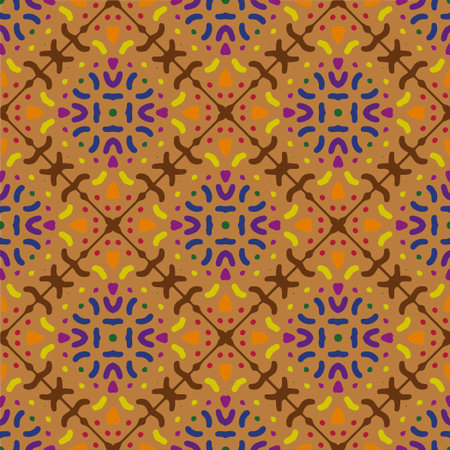 Abstract simple illustration seamless repeat pattern. Abstract background, Perfect for fashion, textile design, on wall paper, wrapping paper, fabrics and home decor. Repeating design.のイラスト素材