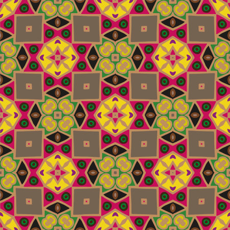 Abstract simple illustration seamless repeat pattern. Abstract background, Perfect for fashion, textile design, on wall paper, wrapping paper, fabrics and home decor. Repeating design.のイラスト素材