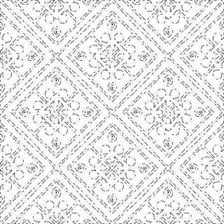 Dotwork noise pattern vector background. Black stipple dots and strips. Abstract noise dotwork pattern. Sand grain effect. Black dots grunge banner. Stipple spots. Stochastic dotted vector background.のイラスト素材