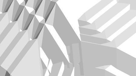 Abstract background with black and white shapes.Monochrome patterns. Background in 4k format 3840x2160.のイラスト素材