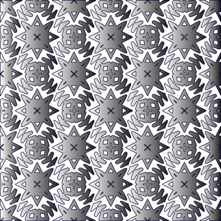 Black and white pattern. Repeat pattern. Abstract background. Patterns with monochrome...