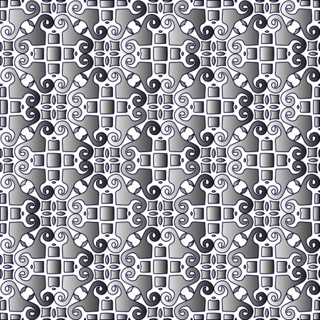Black and white pattern. Repeat pattern. Abstract background. Patterns with monochrome...