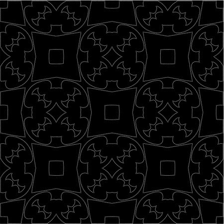 A repeat pattern of white dots on a black background. Simple texture for posters, sites, business cards, covers, labels mockup.のイラスト素材