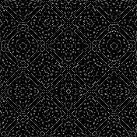 A repeat pattern of white dots on a black background. Simple texture for posters, sites, business...
