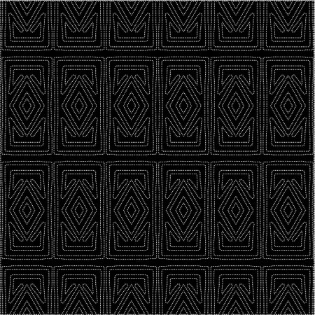 A repeat pattern of white dots on a black background. Simple texture for posters, sites, business cards, covers, labels mockup.のイラスト素材