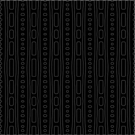 A repeat pattern of white dots on a black background. Simple texture for posters, sites, business cards, covers, labels mockup.のイラスト素材