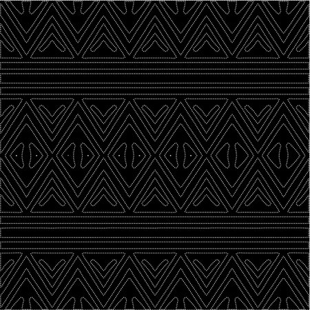 A repeat pattern of white dots on a black background. Simple texture for posters, sites, business cards, covers, labels mockup.のイラスト素材